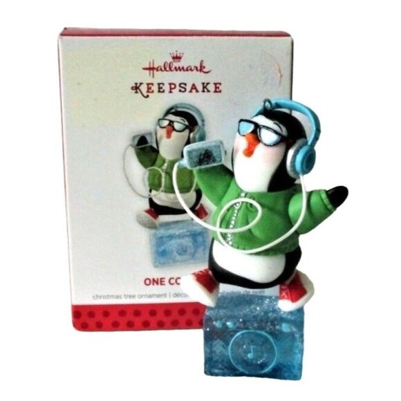 Penguin Christmas Ornament  Hallmark One Cool Kid Christmas Tree Decor - Picture 1 of 5